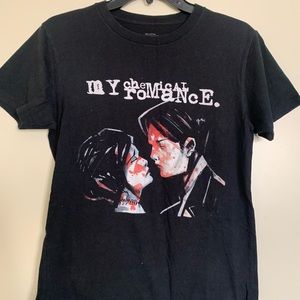 My Chemical Romance Tee T-shirt Black Small 100% Cotton